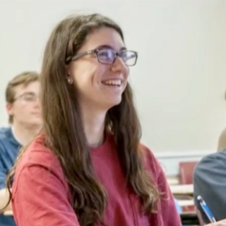 Sociology students in a classroom at the University of Georgia